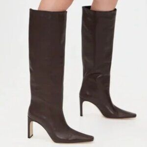 STAUD Wally High Knee Boot Brown 9M NWT